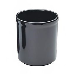 Cal-Mil 1950-16-13 16 oz Round Crock - Melamine, Black