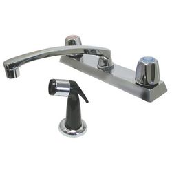 Advance Tabco K-58 Deck Mount Faucet - 8" Swing Spout Faucet, 8" Centers, Lead Free