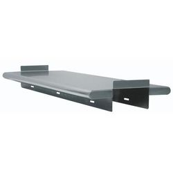 Advance Tabco PA-24-132 Pass Thru Wall Mounted Shelf, 132"W x 24"D, Stainless Steel