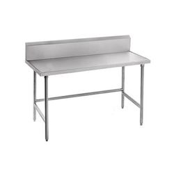 Advance Tabco TKMG-247 84" 16 ga Work Table w/ 304 Series Stainless Steel Top, 5" Backsplash