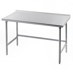 Advance Tabco TSFG-240 30" 16 ga Work Table w/ 430 Series Stainless Steel Top, 1 1/2" Backsplash