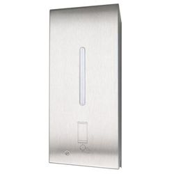 Bobrick B-2013 27 oz Wall Mount Automatic Foam Hand Soap/Sanitizer Dispenser - Stainless Steel, 27 Ounce, Silver