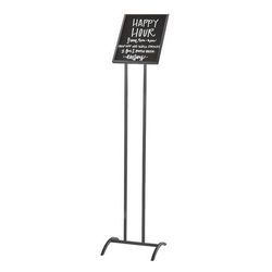 Cal-Mil 4091-811-13 Sign Holder Frame - 10"L x 11"W x 43 1/2"H, Metal, Black, Metal Frame