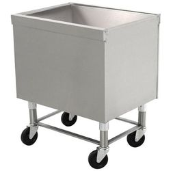 Advance Tabco SCI-MIC-30 30" x 18 3/4" Underbar Basics Drop In Ice Bin w/ 127 lb Capacity - Insulated, Stainless Steel