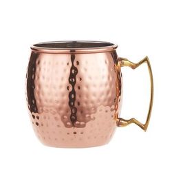 American Metalcraft 16 oz Moscow Mule Mug - Hammered Copper, CM16H