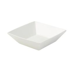 American Metalcraft SQB88 8 1/4" Square Bowl w/ 48 oz Capacity, Porcelain/White