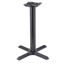 Royal Industries ROY RTB 3333 25" Stand Up Table Base w/ 33 x 33" Base & 10" Spider, Black