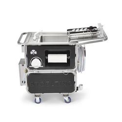 Stoelting CIPCART-3F3 Companion Cart 3 Cleaning Cart w/ Hydra Rinse System & 50 ft Hose, Mixer Unit, Gray