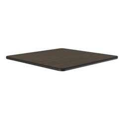 Correll CT30S-01-09 30" Square Cafe Breakroom Table Top, 1 1/4" High Pressure, Walnut, Brown, 1.25 in