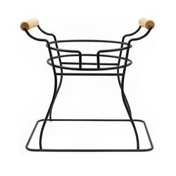 Tablecraft BDGR1 Base w/ Handles for Glass Beverage Dispensers - Wire, Black