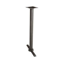 Oak Street B522-BAR Bar Height Table Base w/ 5 x 22" Base Spread, Cast Iron, Black