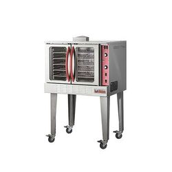 IKON IECO Single Full Size Electric Commercial Convection Oven - 10kW, 208v/1ph, Stainless Steel
