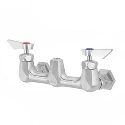 Krowne DX-208 Splash Mount Pre Rinse Base Only w/ 8" Centers - 1/2" NPT Female Inlet, Stainless Steel