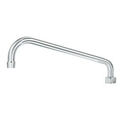 Krowne DX-423 12" Replacement Swing Spout, Chrome Plated