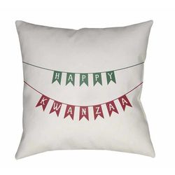 Taman 18" Square Modern Light Gray/Off White/Sterling Gray/Pale Pink Outdoor Throw Pillow - Boutique Rugs