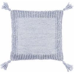 Souma 18"H x 18"W Modern Pale Blue Outdoor Throw Pillow - Boutique Rugs
