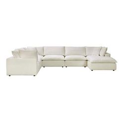 Cali Natural Modular Large Chaise Sectional - REN-L0094-SEC2