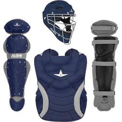 All Star Heiress Fastpitch Softball Catching Kit Navy