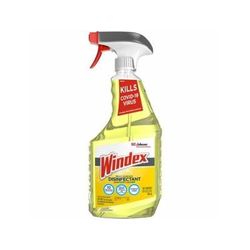 "Windex, Multisurface Disinfectant Spray, Spray, 32 fl oz (1 quart), 1/Each, Yellow, SJN322369 | by CleanltSupply.com"