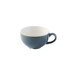 Churchill SBBSCB201 8 oz Stonecast Cappuccino Cup - Ceramic, Blueberry, 8-oz. Capacity