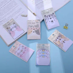 Kawaii Animals Party 3 strati Sticky Notes Memo Pad To Do List Planner Sticker Notepad Cute Office