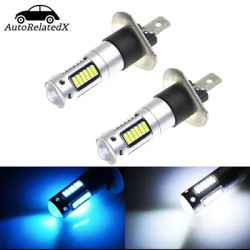 2Pcs H1 lampadina a LED 30 4014SMD fendinebbia per auto guida lampada da marcia diurna DRL lampadine