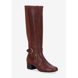 Women's Max Medium Calf Boot by Ros Hommerson in Tobacco Leather Suede (Size 8 1/2 M)