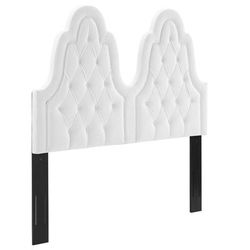 Augustine Tufted Performance Velvet King/California King Headboard - East End Imports MOD-6415-WHI