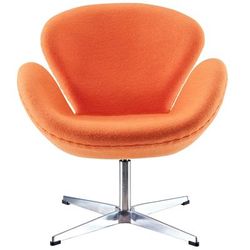 Wing Upholstered Fabric Chair - East End Imports EEI-137-ORA