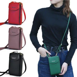 Borsa a tracolla per cellulare moda donna PU borse di lusso borsa a tracolla nuova borsa porta carte