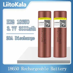 1-30pcs LiitoKala 3.7v 18650 HG2 3000mAh Lithium Rechargeable Batteries Continuous Discharge 30A For Drone Power Tools