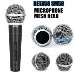 BETA58 SM58 Microphone replacement accessories Microphone network head Mics metal mesh head 1PC