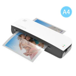 SL289 Desktop Laminator Machine Set A4 Size Hot and Cold Lamination 2 Roller System 9 inches Max
