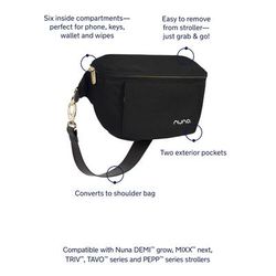 Nuna Sling Bag - Caviar