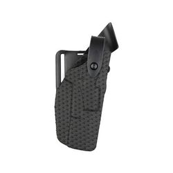 Safariland 7360 7TS ALS/SLS Mid-Ride Level III Glock Duty Holster Glock 19/23 TLR-7 Right Basketweave Black 7360-28327-481