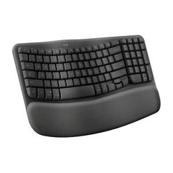 Logitech Wave Keys Wireless Ergonomic Keyboard (Graphite) 920-011898