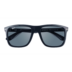 Unisex s square Blue Plastic Prescription sunglasses - Eyebuydirect s Ray-Ban RB4547 Boyfriend Two