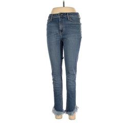 Just Black Jeans - High Rise: Blue Bottoms - Women's Size 30