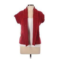 Barbara Wells Studio Cardigan Sweater: Red - Women's Size Large