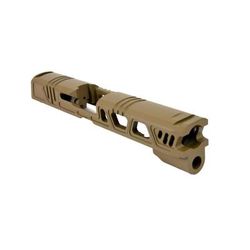 Gun Cuts Cyberpunk for Sig Sauer P320 Full Size/M17 No Optic Cut Coyote Tan GC-P320F-CYB-CTA-NO