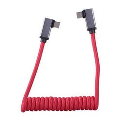 BLACKHAWK USB-C 3.1 Gen 2 Right-Angle Cable (8", Red) BHCABLE-RIGHT-ANGLE USB-C-TO-USB-C-R