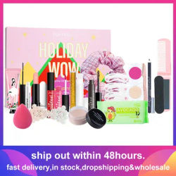 Christmas Advent Calendar 2023 Makeup Tools Countdown Calendar Gift Boxes Lipstick Eye Shadow Concealers Makeup Cosmetics Set