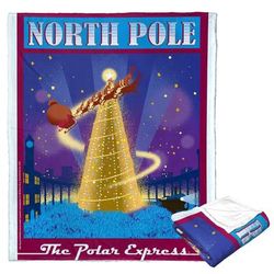 Wb Polar Express The North Pole Silk Touch Throw Blanket by The Northwest in O