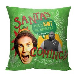 Wb Elf Not The North Pole Printed Throw Pillow by The Northwest in O