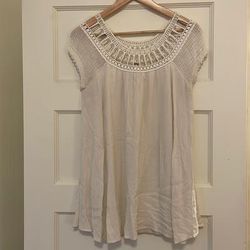Free People Tops | Free People Tunic | Color: White | Size: S