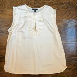 J. Crew Tops | J Crew Cream Top Size 12 | Color: Cream | Size: 12