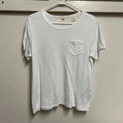 Levi's Tops | Levi’s Heritage White Tee Shirt | Color: White | Size: M