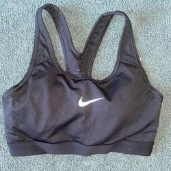 Nike Tops | Like New Nike Black Sports Bra | Color: Black | Size: M