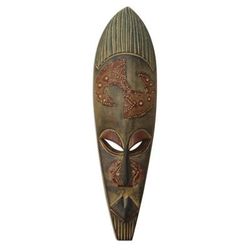 'Great Expectations' - Handcrafted Wood Mask from Africa