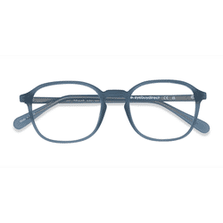 Unisex s round Blue Green Plastic Prescription eyeglasses - Eyebuydirect s Golly